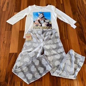 Oshkosh 3/4  length sleep shirt with lounge pant